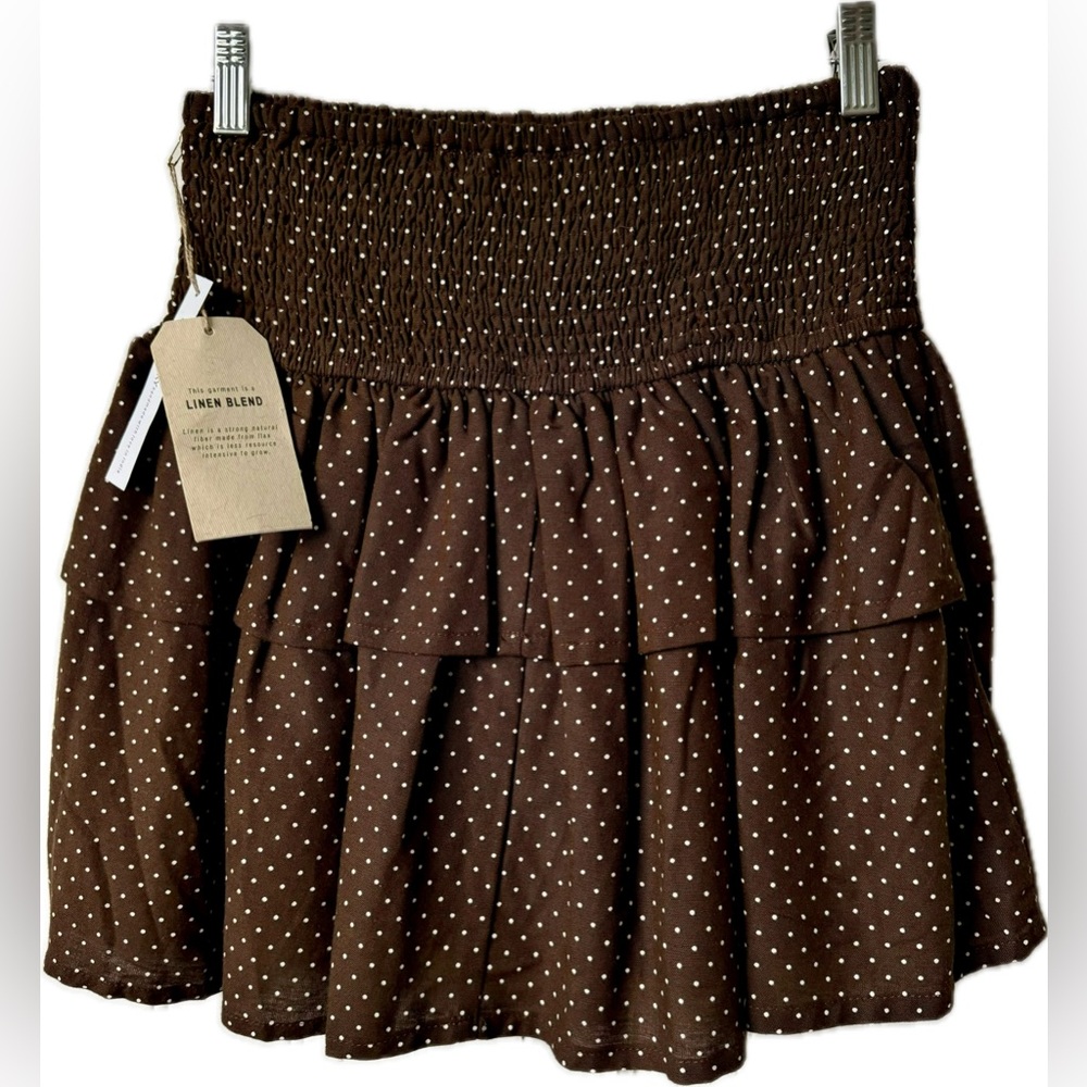 Midnight Sky Mini Ruffle Skirt